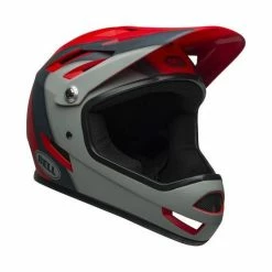 Casque Bell Sanction Rouge/Gris