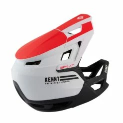 Casque Enduro Kenny Split Rouge/Blanc -Pas Cher Casques VTT Magasin casque enduro kenny split rouge blanc 1