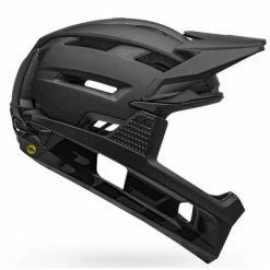 Casque Intégral Bell Super Air R MIPS - Noir Mat-Noir Brillant -Pas Cher Casques VTT Magasin casque integral bell super air r mips noir mat noir brillant 1