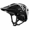 Casque POC Tectal Race SPIN - Uranium Noir-Hydrogène Blanc -Pas Cher Casques VTT Magasin casque poc tectal race spin uranium noir hydrogene blanc
