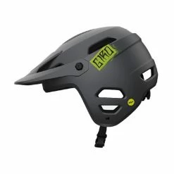 Casque VTT Giro Tyrant MIPS Noir Métallique Mat/Citron Vert -Pas Cher Casques VTT Magasin casque vtt giro tyrant mips noir metallique mat citron vert 1