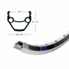Jante Exal ZX 19 Argent 28' (622 Mm) - 36 T -Pas Cher Casques VTT Magasin jante exal zx 19 argent 28 622 mm 36 t