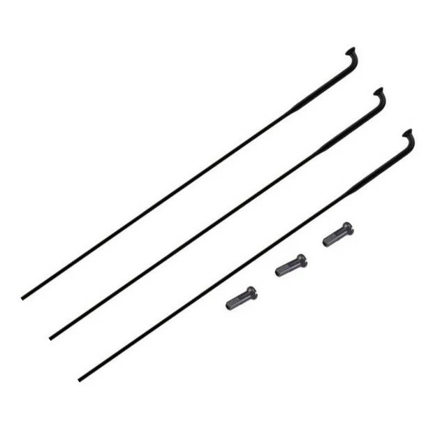 Kit Rayons Zipp 3PCS D-Light Jbend BLK X3 3 Kit Rayons Zipp 3PCS D-Light Jbend BLK X3