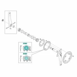 Plateau Shimano Deore XT Intérieur 32T B-Type - Y1MM98130 -Pas Cher Casques VTT Magasin plateau shimano deore xt fc t781 interieur 32t b type y1mm98130 1