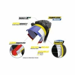 Pneu VTT Michelin Wild Enduro Front Racing Line Tubeless Ready 29x2,40" (61-622) Noir 5 Pneu VTT Michelin Wild Enduro Front Racing Line Tubeless Ready 29x2,40" (61-622) Noir -Pas Cher Casques VTT Magasin pneu vtt michelin wild enduro front racing line tubeless ready 29x240 61 622 noir 1