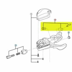 Vis De Fixation Shimano Deore SL-M610 I-Spec B Pour Manette De Vitesse -Pas Cher Casques VTT Magasin vis de fixation shimano deore sl m610 i spec b pour manette de vitesse 1